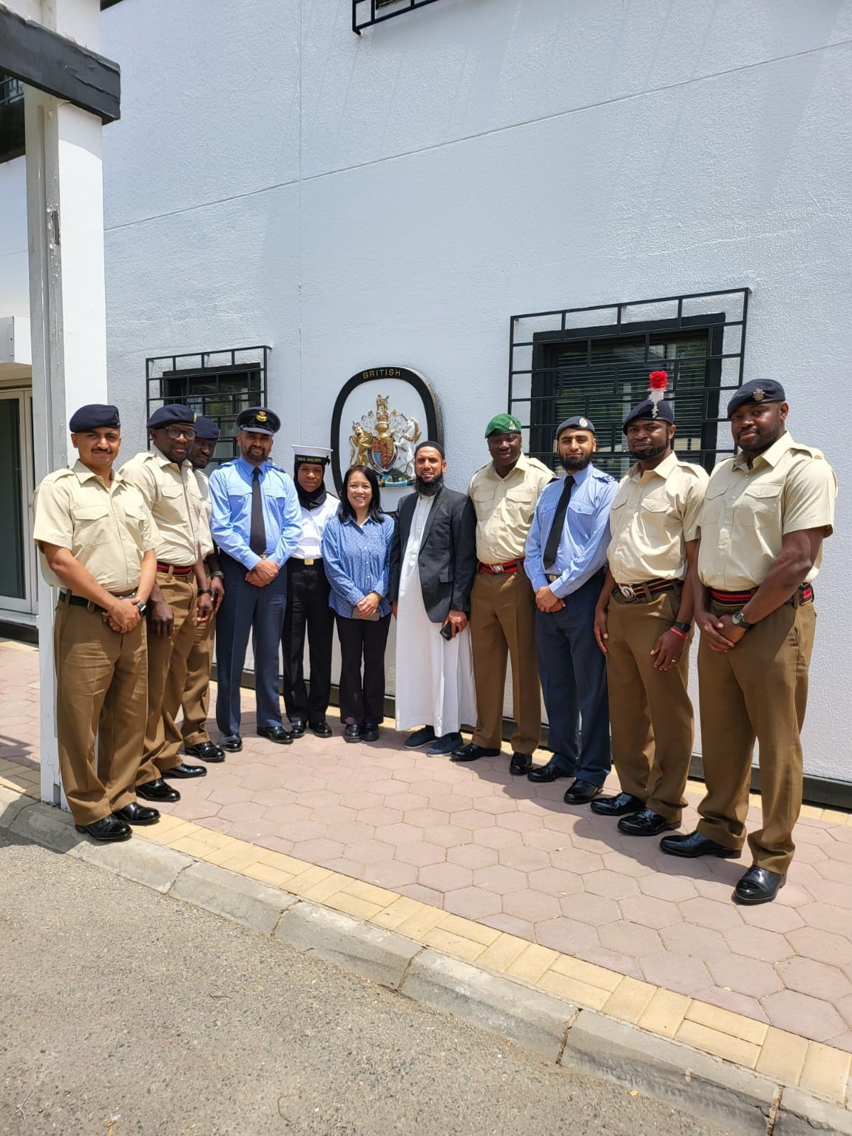 The delegation met the British Consul General in Jeddah, Cecil El Belidi.